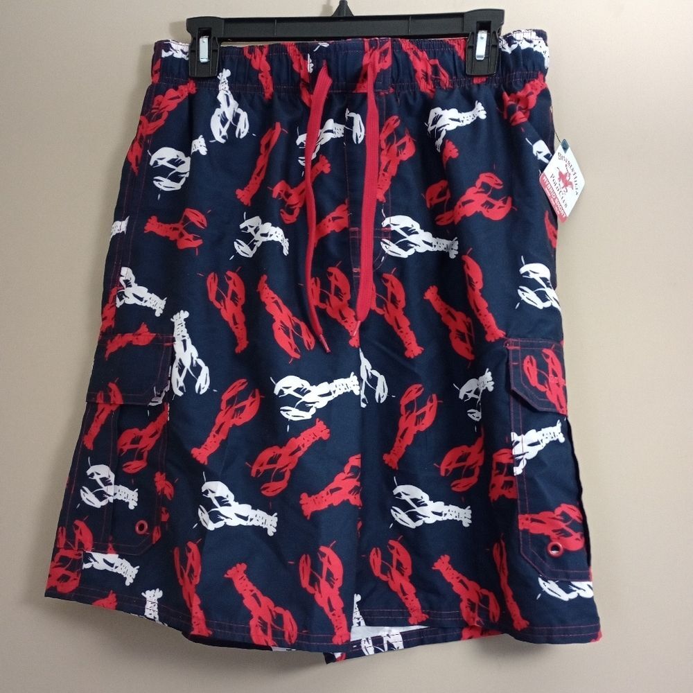 NWT Beverly Hills Polo Club Swim Trunks Size Small